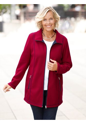 M. COLLECTION Флисовий жакет с kontrastfarbigen элем...