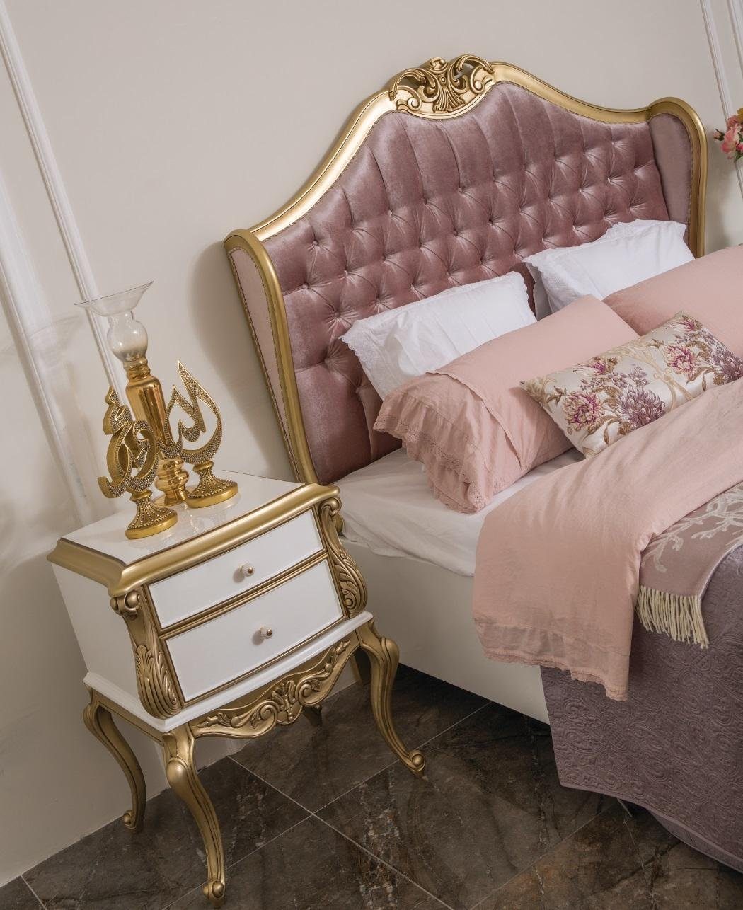 JVmoebel Polster Chesterfield Bettrahmen Luxus Bett, Schlafzimmer Bett Design