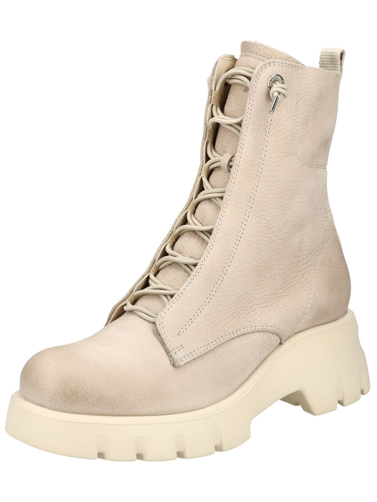 Paul Green Stiefelette Nubukleder . Schnürstiefelette