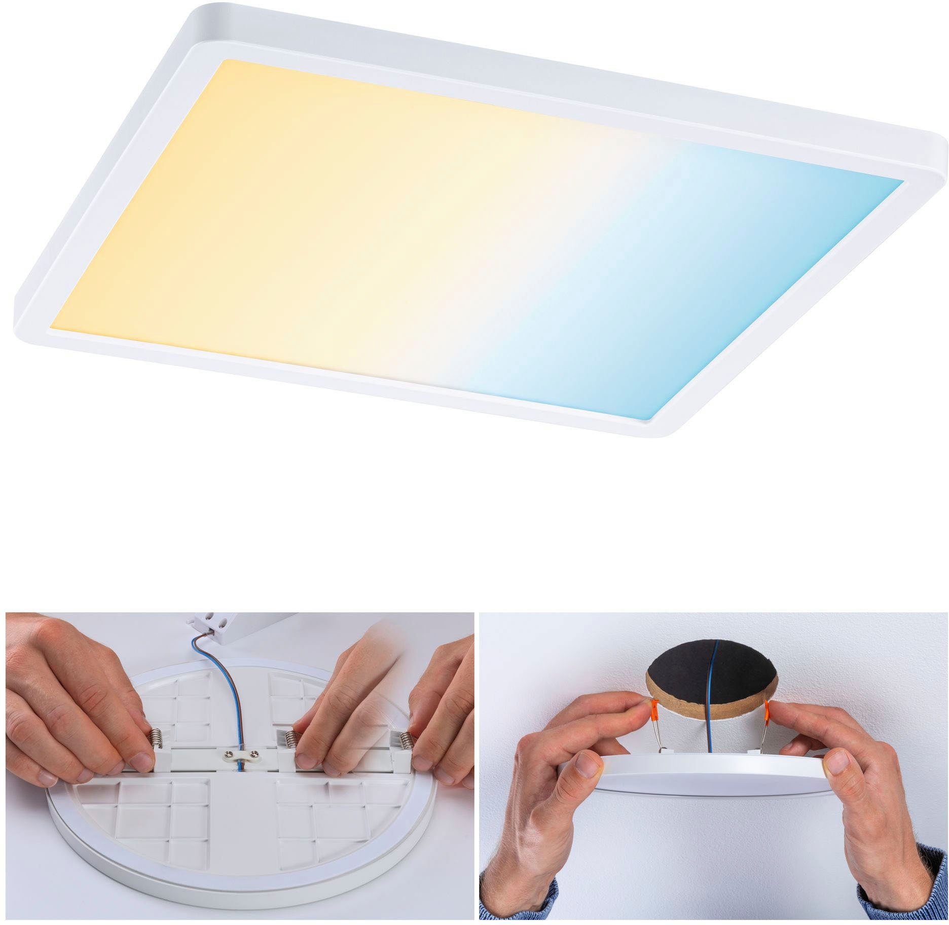Paulmann LED Einbauleuchte Areo, Smart LED integriert, White Weiß LED-Modul, kaltweiß, - Tunable fest Home, warmweiß