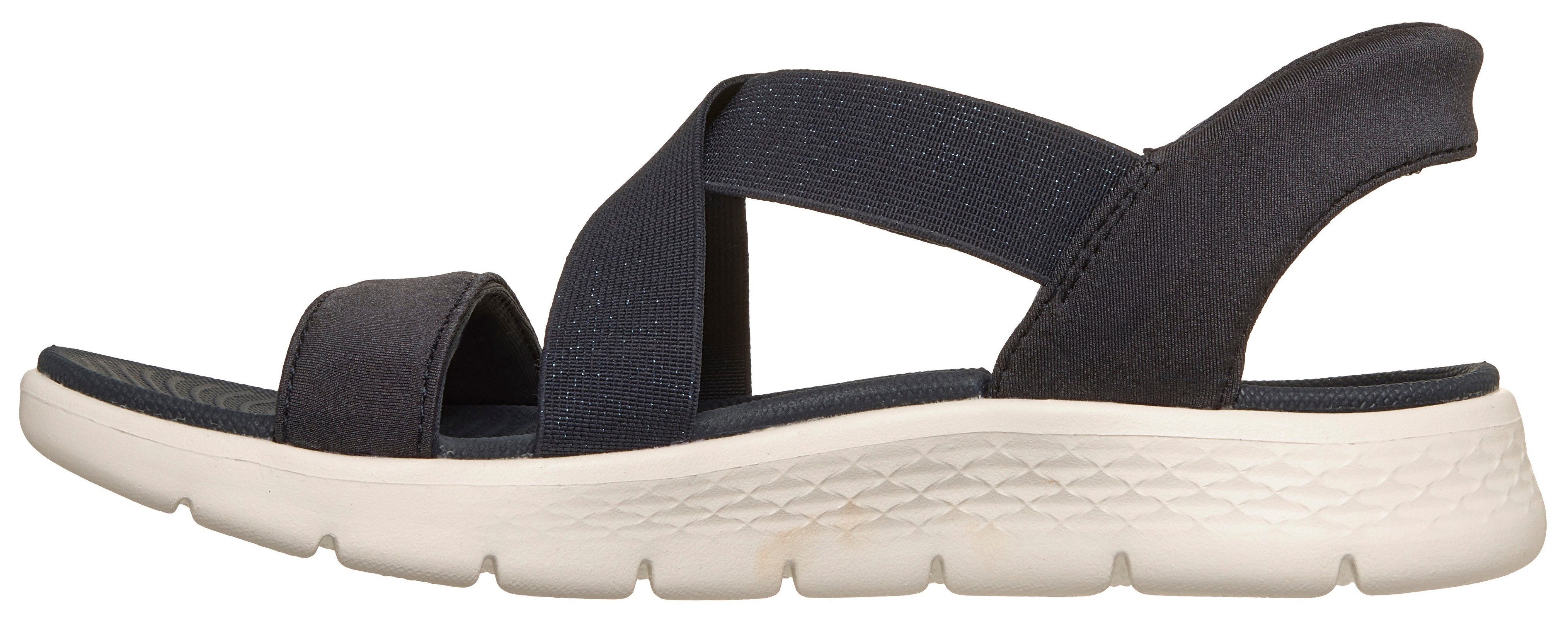 Skechers GO WALK FLEX SANDAL-GLIMMER UP Sandale Sommerschuh, Schlupfschuh mit Goga Mat Foatbed – Bild 4 von 5