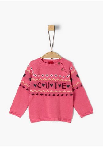 S.OLIVER Intarsia-Pullover_für Babys