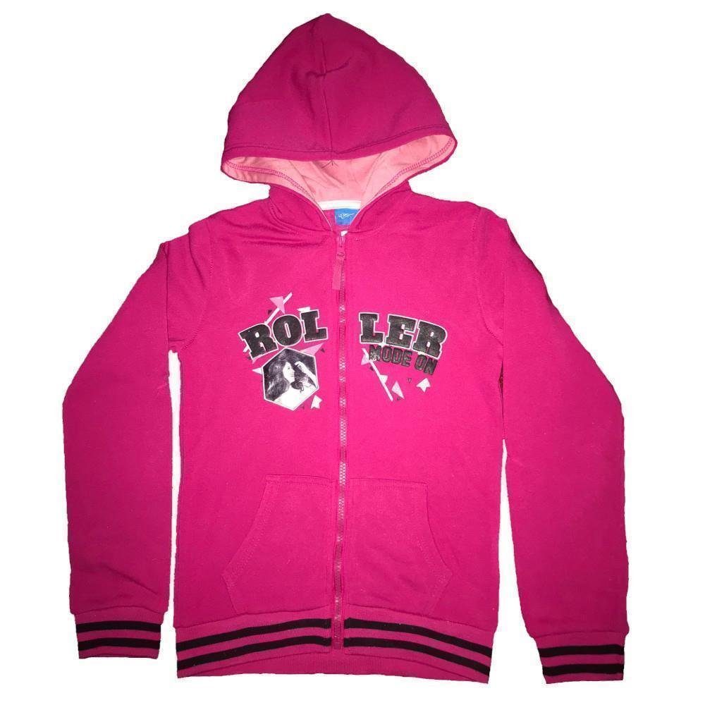 Sun City Hoodie Soy Luna Hoodie / Sweatshirt mit durchgehendem Reißverschluss und pink