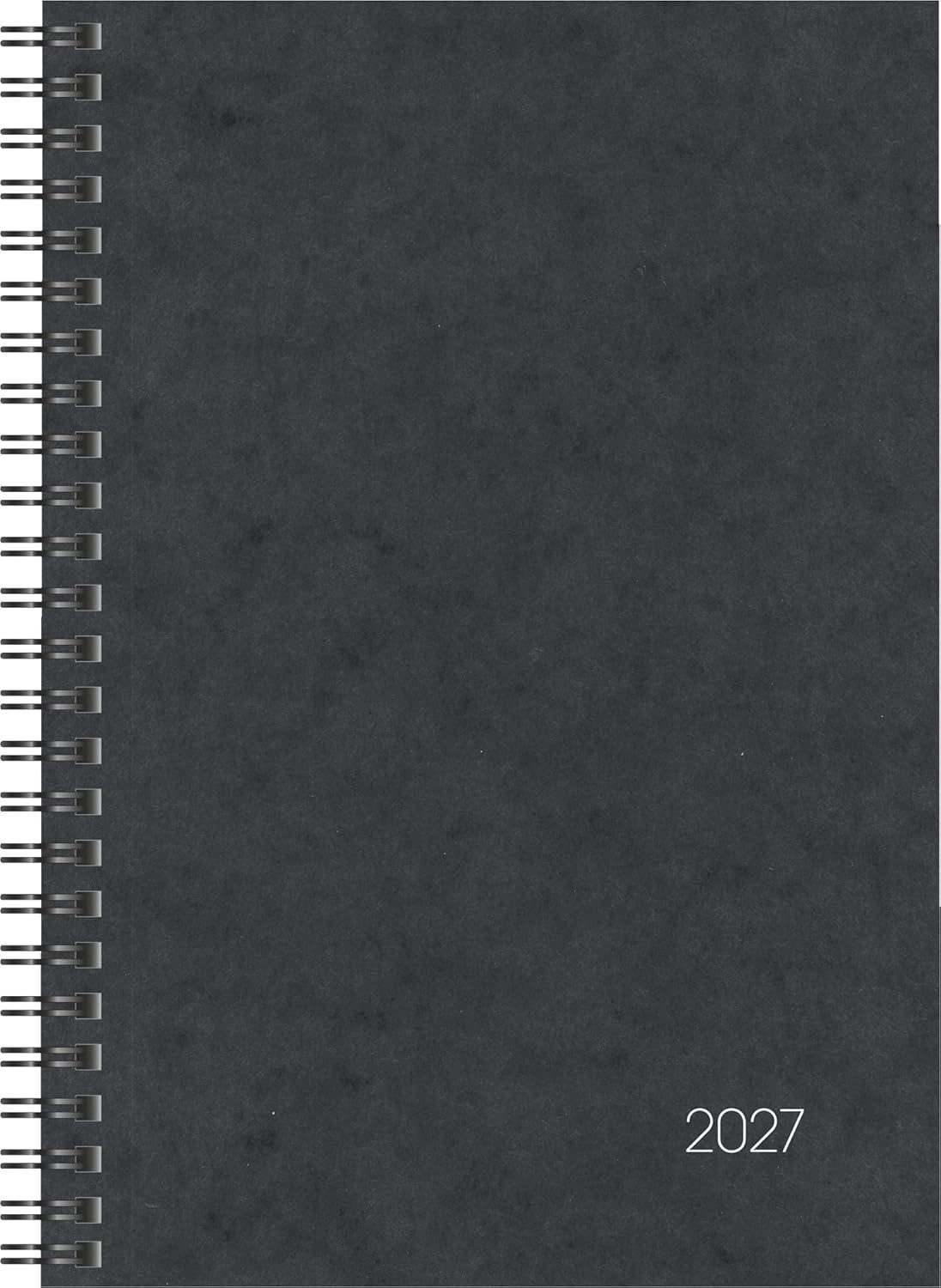 Buchkalender BRUNNEN Buchkalender Mod. 796 2027, A5, Karton, schwarz