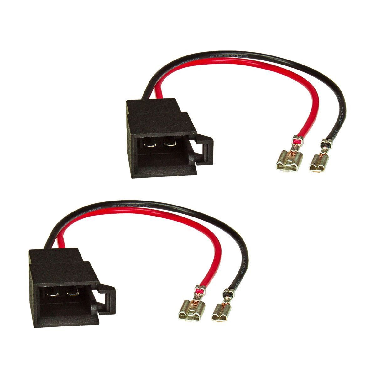 tomzz Audio Lautsprecheradapter (2er Set) auf DIN passt für Dacia Opel Renault Sea Auto-Lautsprecher