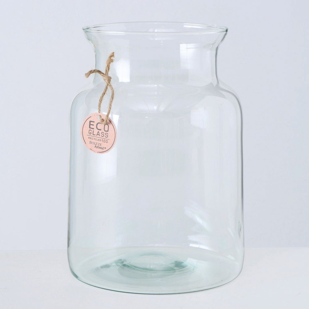 BOLTZE Dekovase »Eco-Glas« (1 Stück), in Flaschenform, Höhe ca. 26 cm-HomeTrends