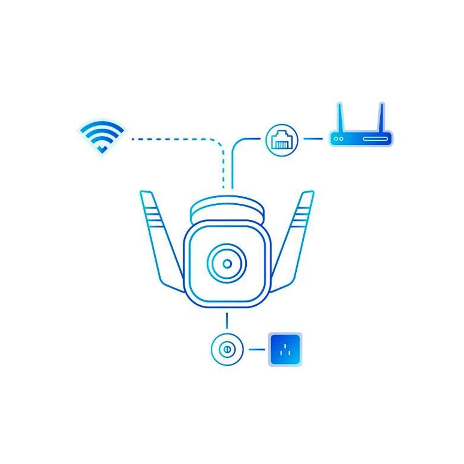 tp-link Überwachungskamera Tapo TC65 (Bewegungserkennung, Ultrahochauflösend) – Bild 4 von 4
