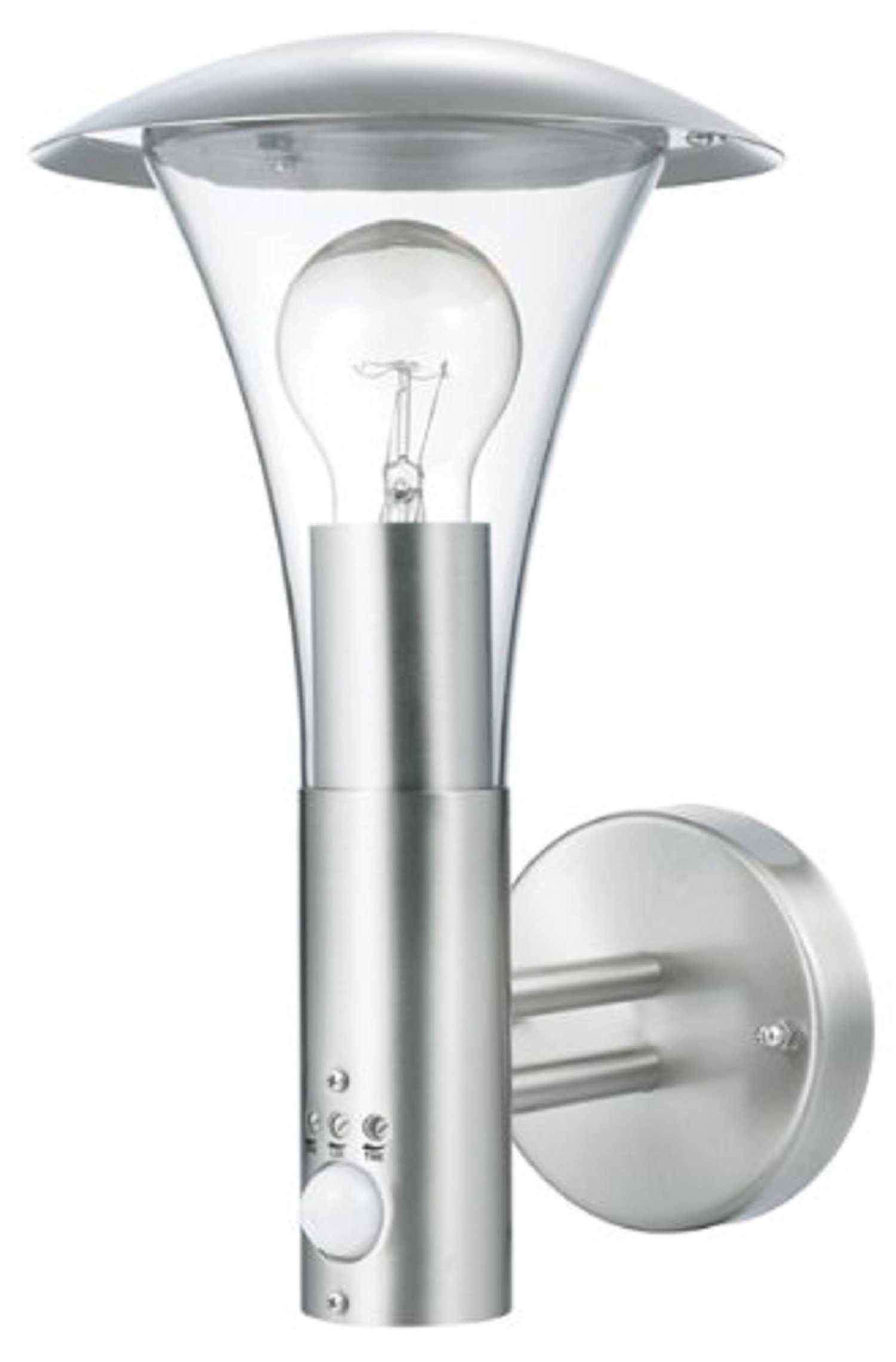 LED Außenleuchte Deckenlampe Wandlampe Ø 22cm IP44 mit Bewegungsmelder 