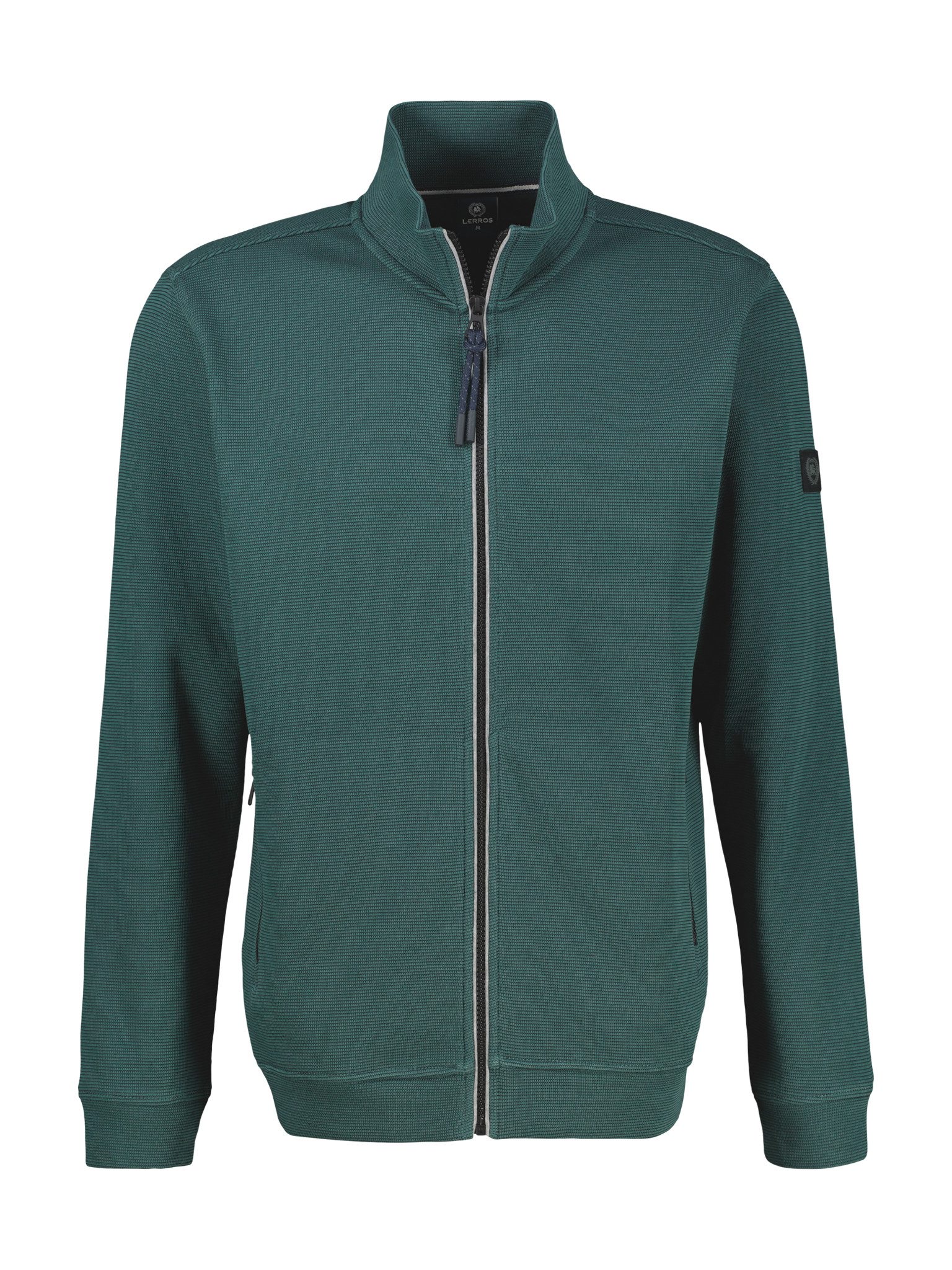 LERROS Sweatjacke mit Stehkragen