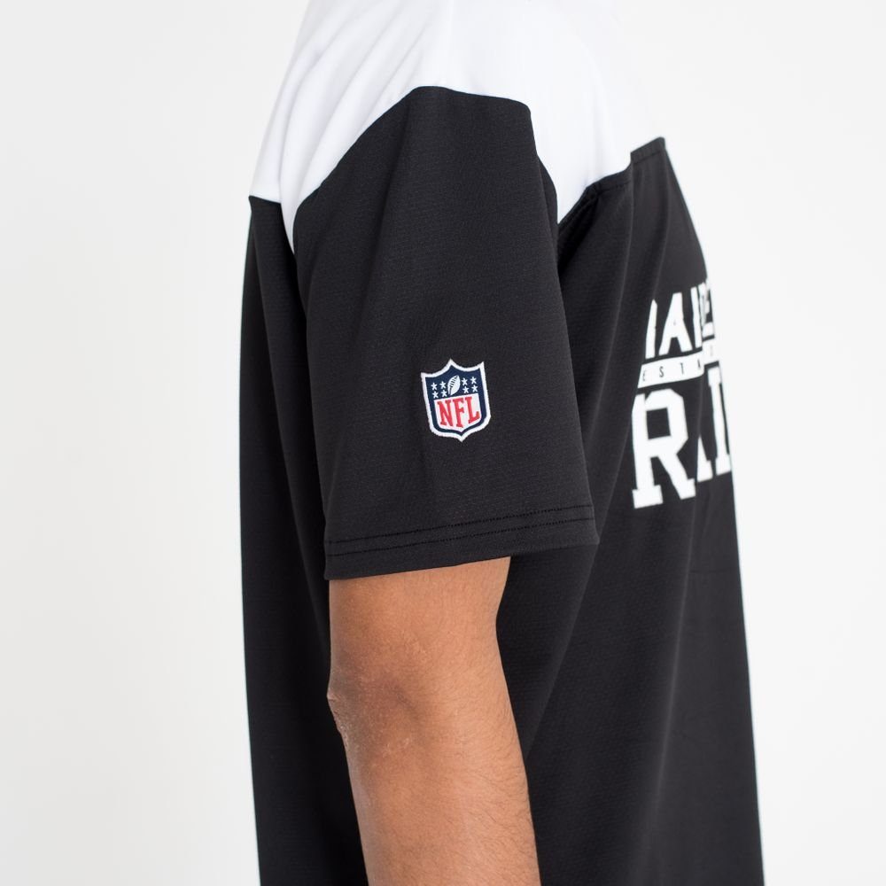 NFL OS OAKLAND Era Era New Wordmark Stackes Print-Shirt T-Shirt New RAIDERS