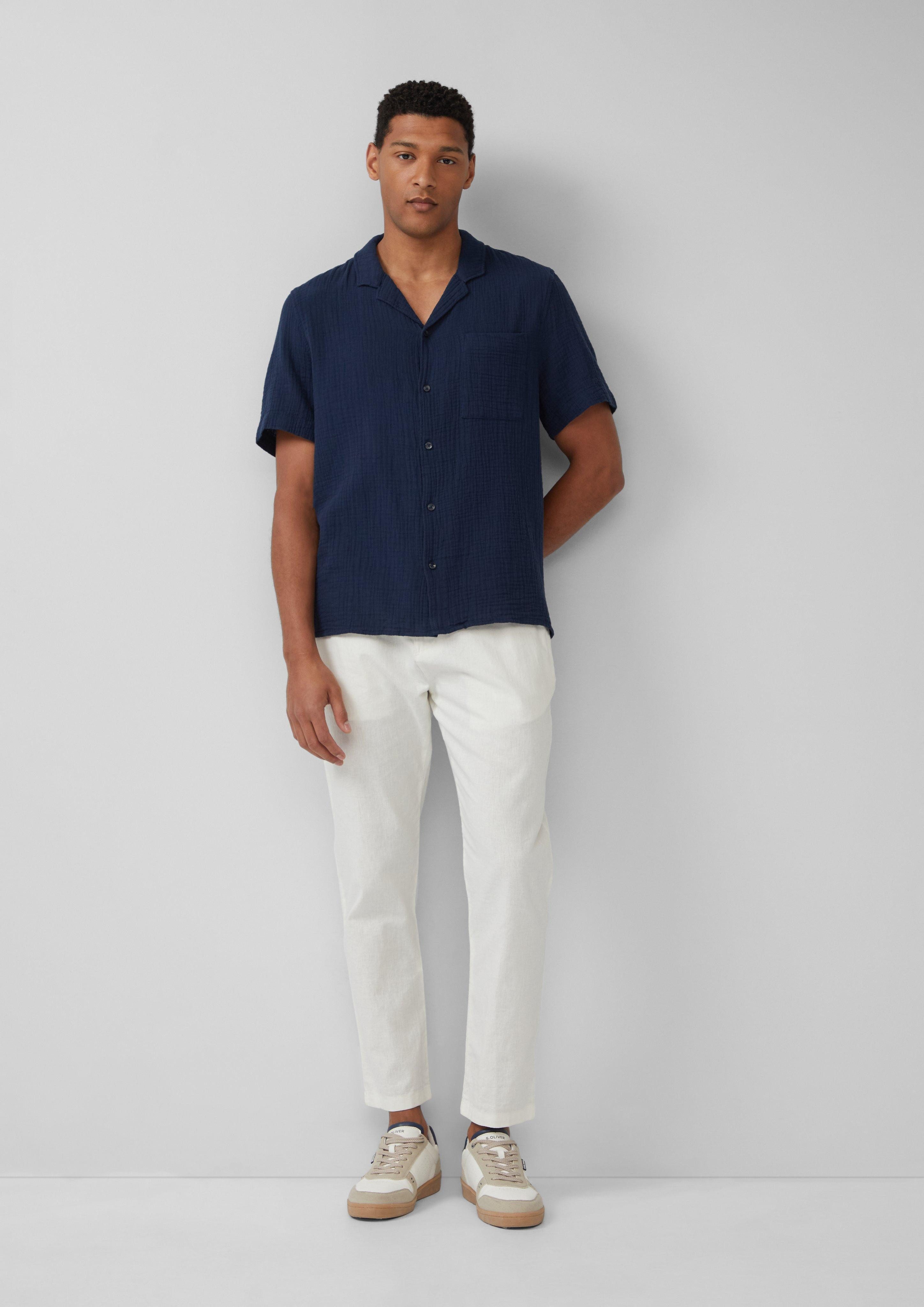 s.Oliver Kurzarmhemd Resort Fit: Luftiges Kurzarmhemd günstig online kaufen