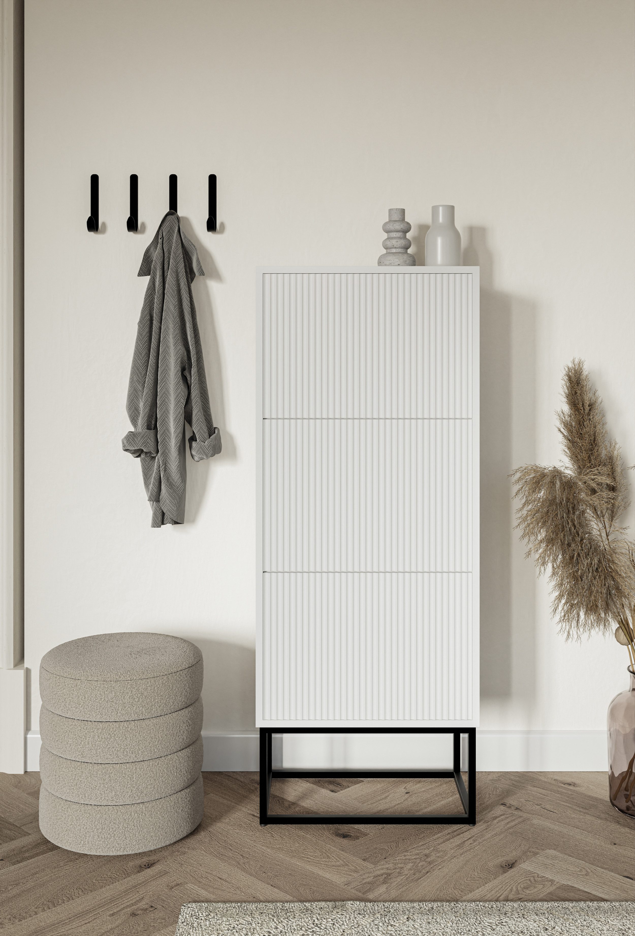 Selsey Schuhschrank VELDIO 3 Klappen mit günstig online kaufen