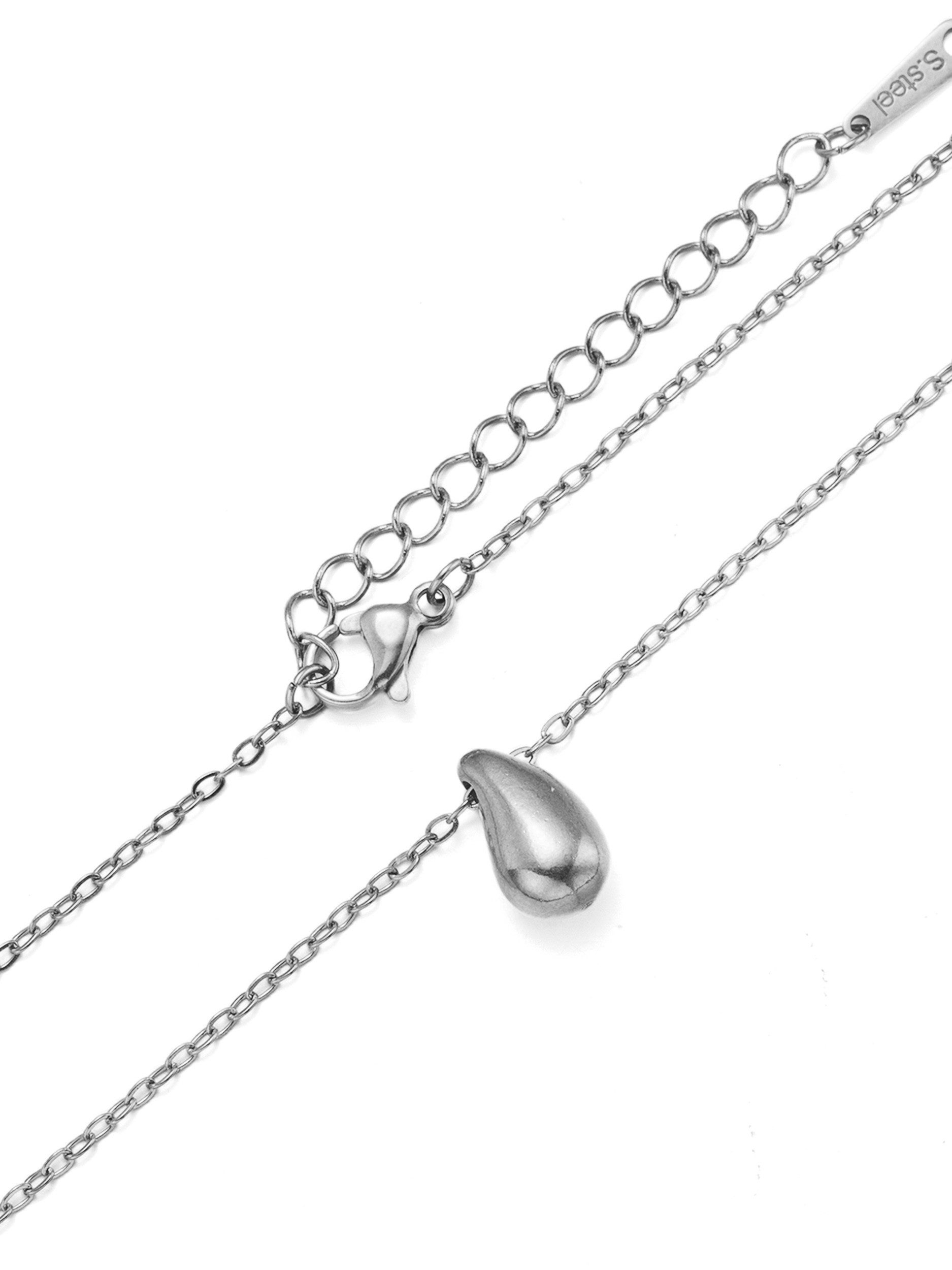 Aniston JEWELRY & WATCHES Kette mit Anhänger Schmuck Geschenk Edelstahl Halsschmuck Halskette Tropfen, Made in Germany