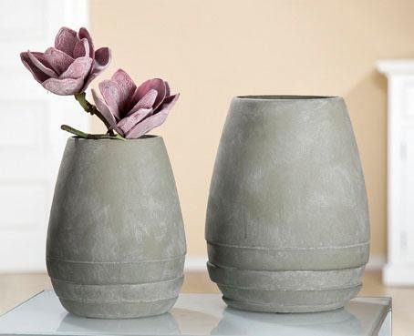 GILDE Dekovase »Disc«, Bauchvase, Dekorative Vase online kaufen | OTTO