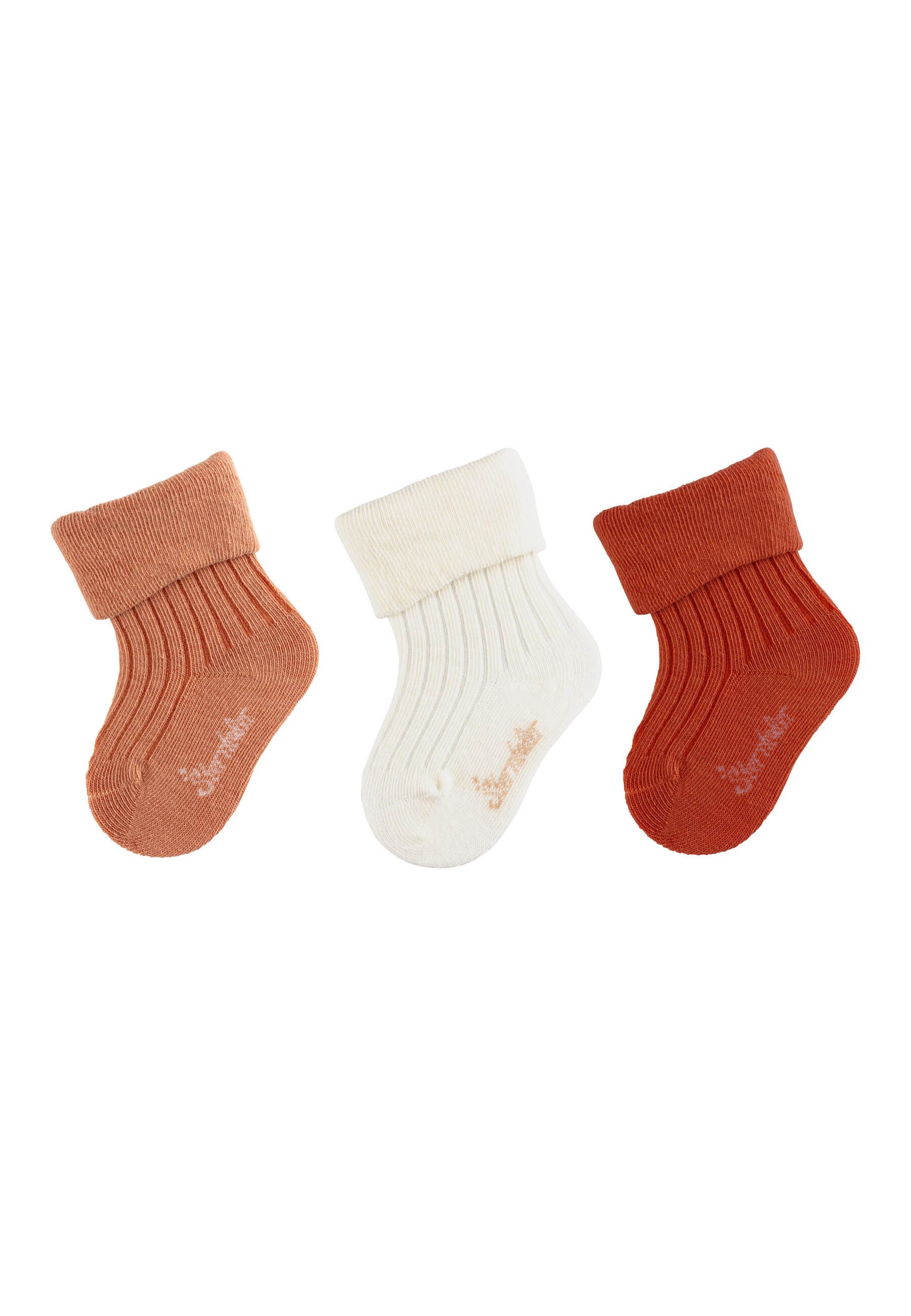 Feinsöckchen Baby Socken 3er Rippe