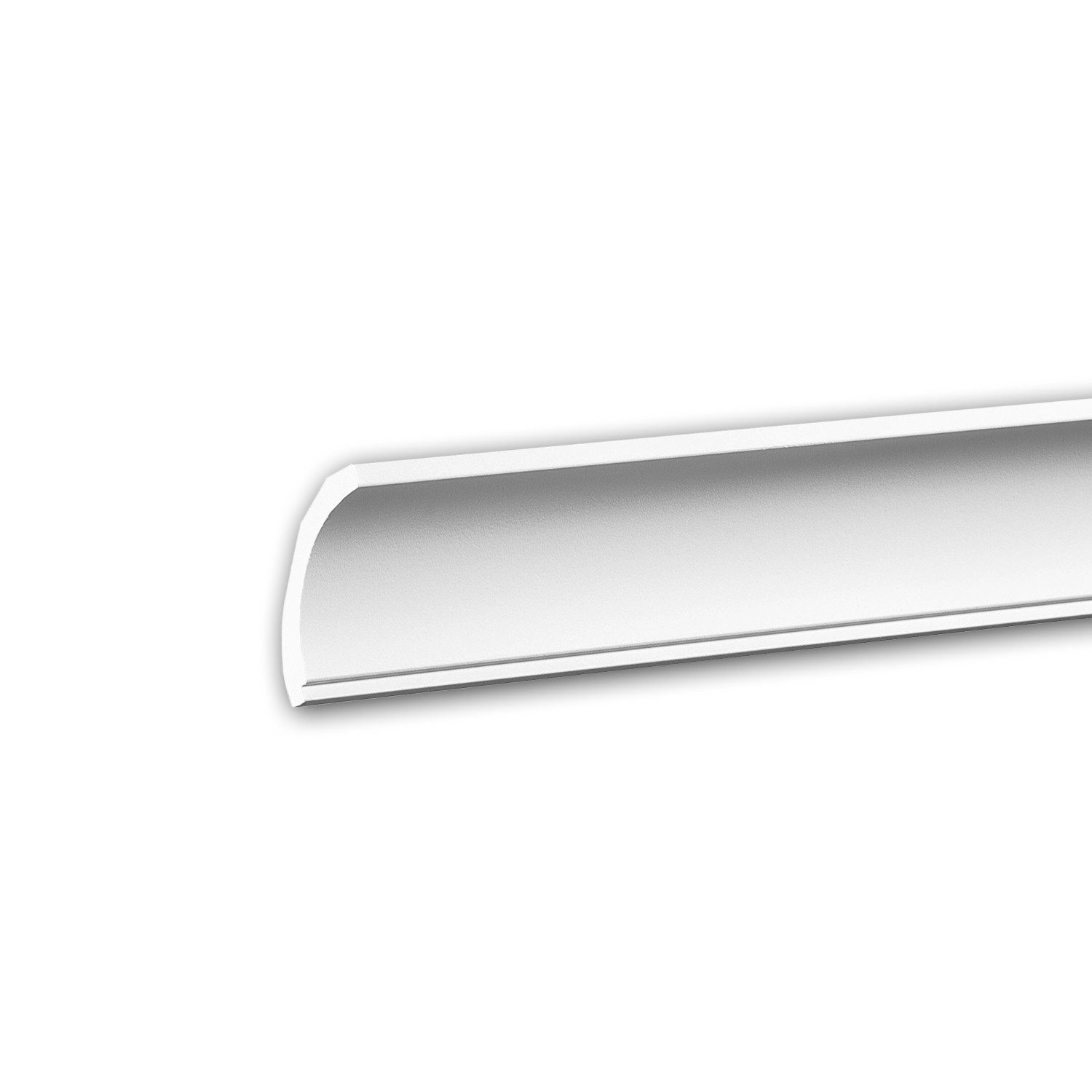 Profhome Eckprofil 650172 Eckleiste Stuckleiste Deckenleiste Zierleiste stoßfest 2 m (Profilleiste, 1-St., Stuckleiste, Eckleiste, Deckenleiste, Zierleiste, 2 m), Profilleiste