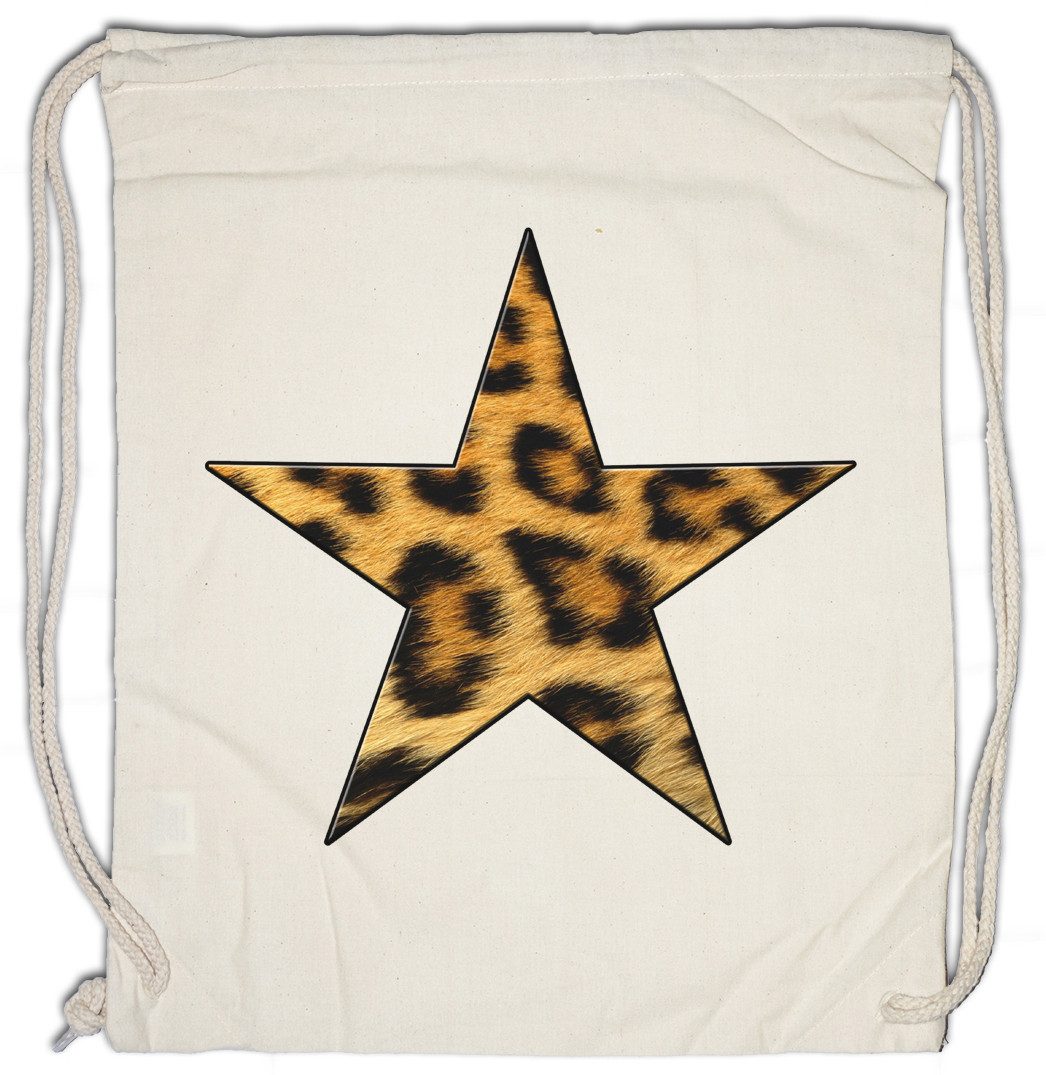 Urban Backwoods Turnbeutel Rockabella Star II Turnbeutel Tattoo Nautical Rockabilly Jaguar (1-tlg), Leopard Stern Oldschool Fifties