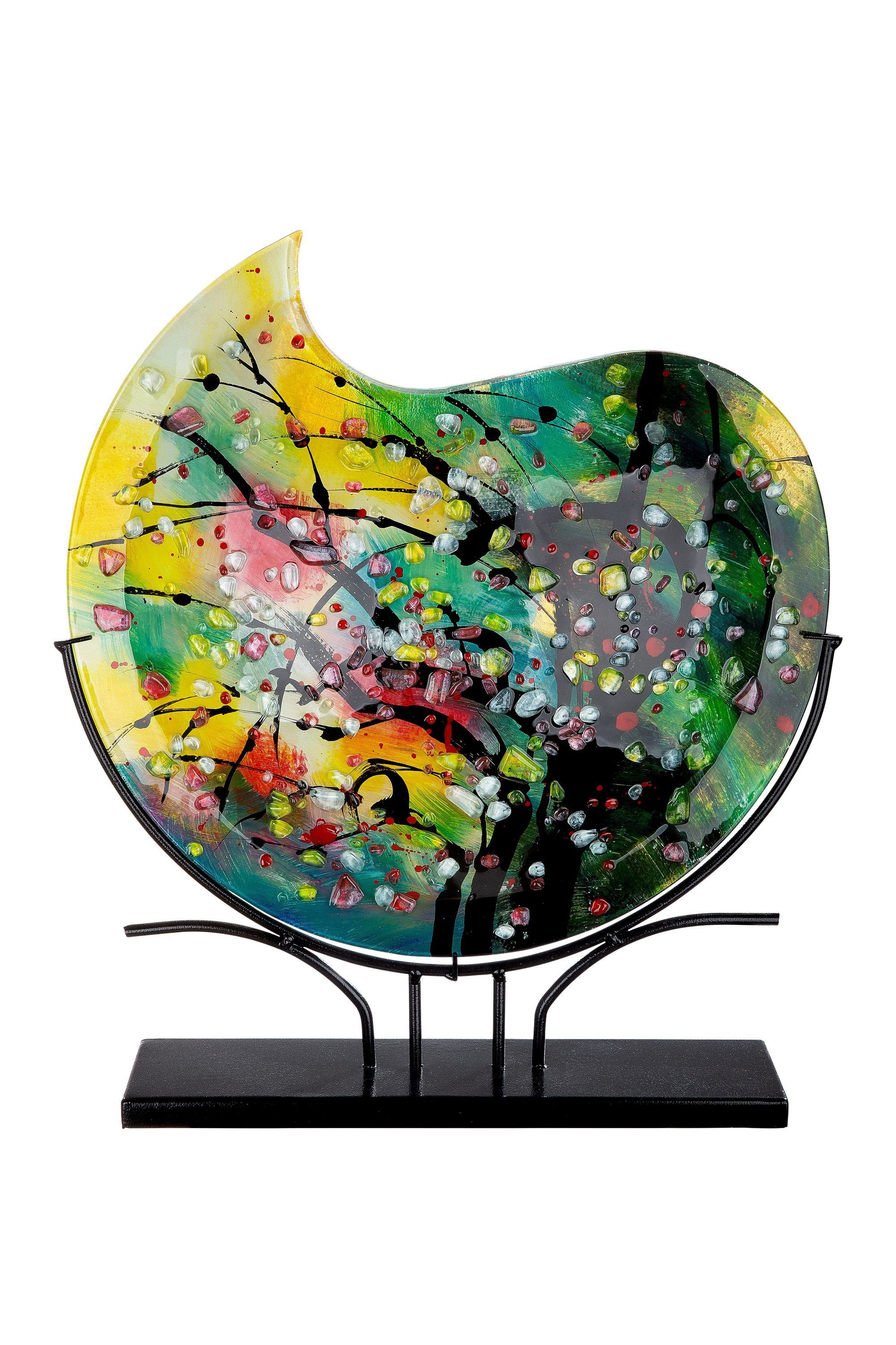 GILDE Dekovase GILDE Vase Nicosia - mehrfarbig - H. 50cm x B. 46cm