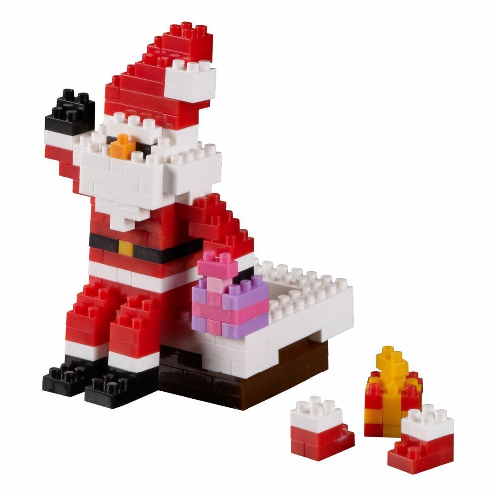 Brixies Weihnachtsmann Am Schornstein Konstruktionsspielsteine, (153 St)