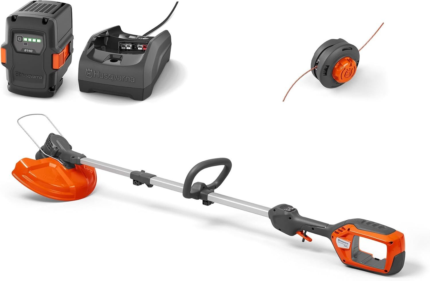 Husqvarna Akku-Rasentrimmer, inkl. Akku und Ladegerät Kabelloser Trimmer mit 36V bürstenlosem