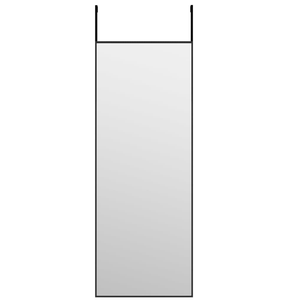 cm Aluminium Glas und 30x80 Wandspiegel Schwarz furnicato Türspiegel