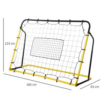 HOMCOM Fußballtor Fußballnetz für mehrere Ballsportarten