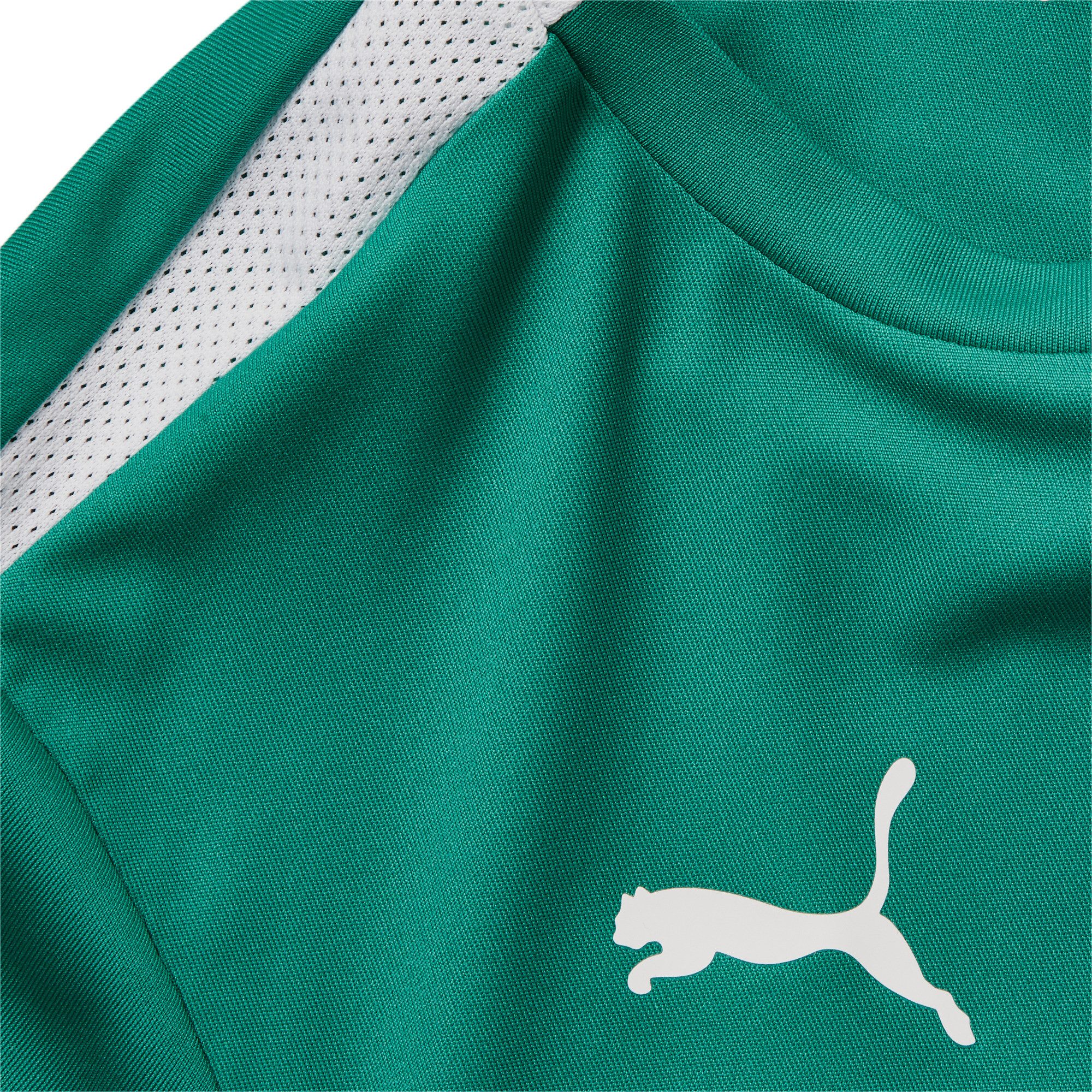 PUMA Fußballtrikot TEAMLIGA JERSEY JR Regular Fit, für Fußballtraining und Wettkampf, mit Mesh-Elementen