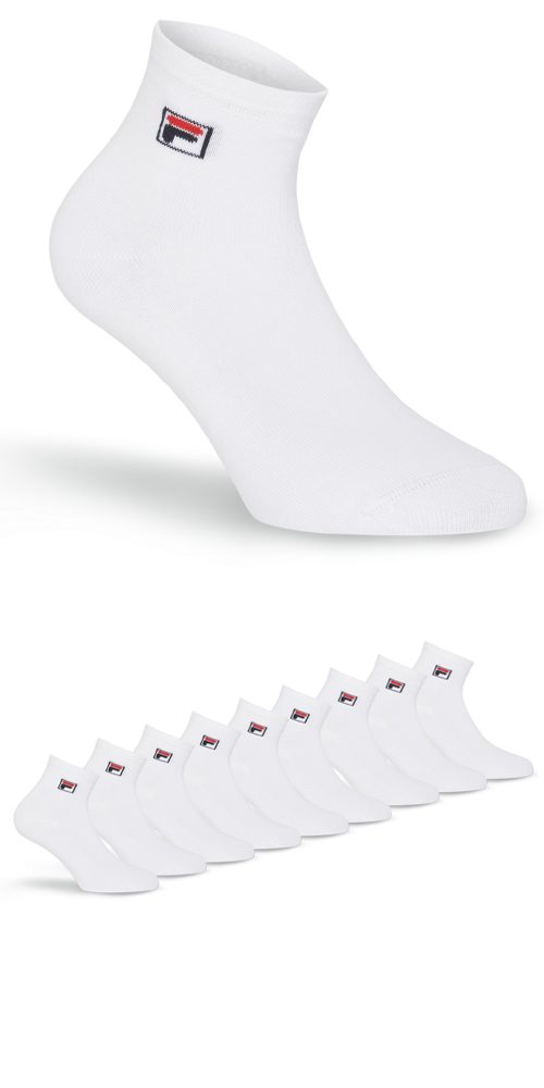 Fila Kurzsocken UNISEX QUARTER PLAIN SOCKS (9-Paar) mit Logo-Schriftzug günstig online kaufen
