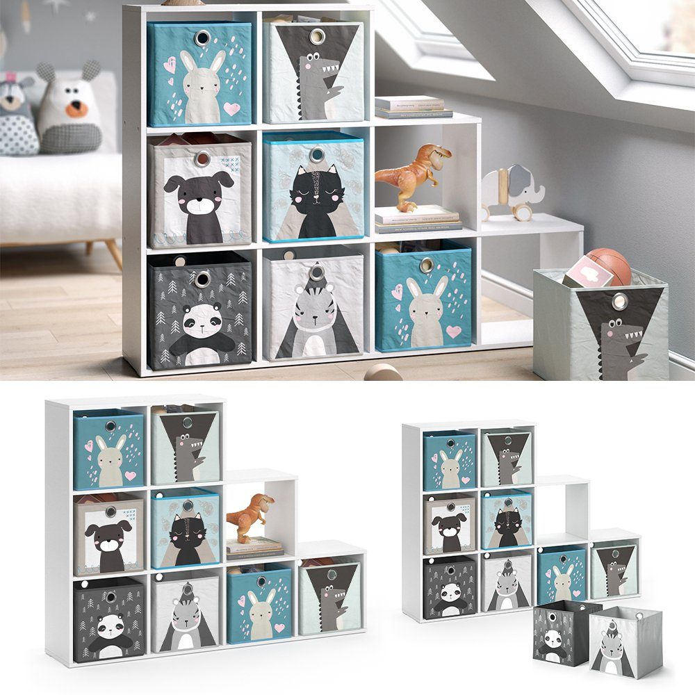 Vicco Bücherregal, Weiß, 142.5 x 107.8 günstig online kaufen