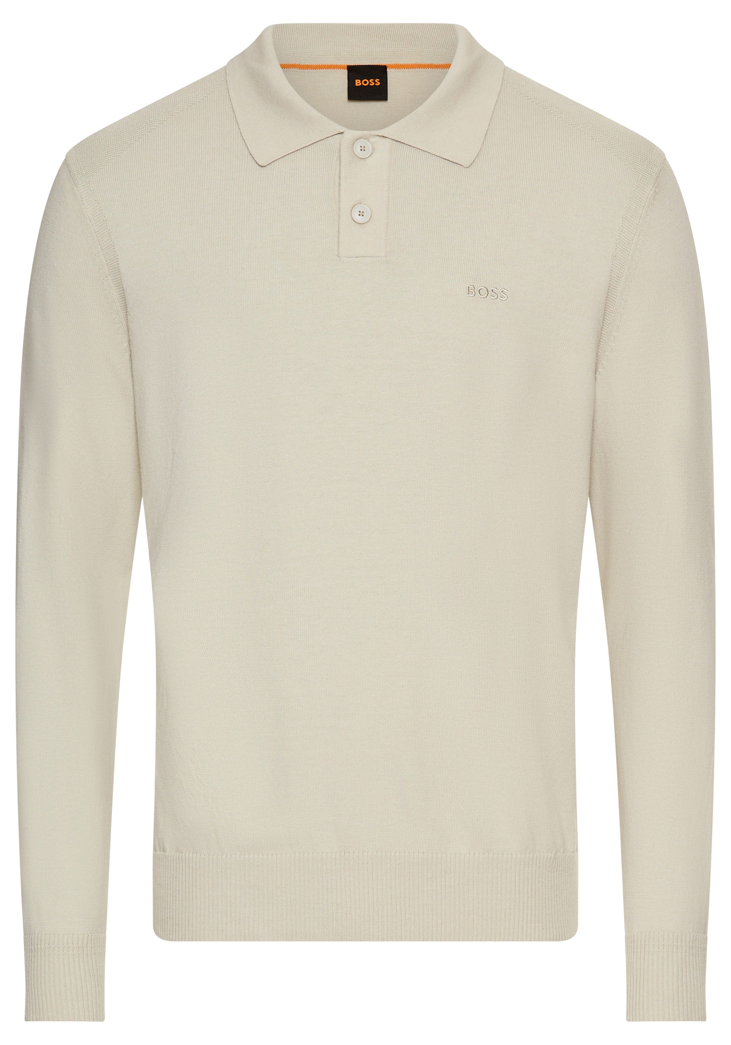 BOSS ORANGE Polokragenpullover Asac mit Logo-Stickerei günstig online kaufen