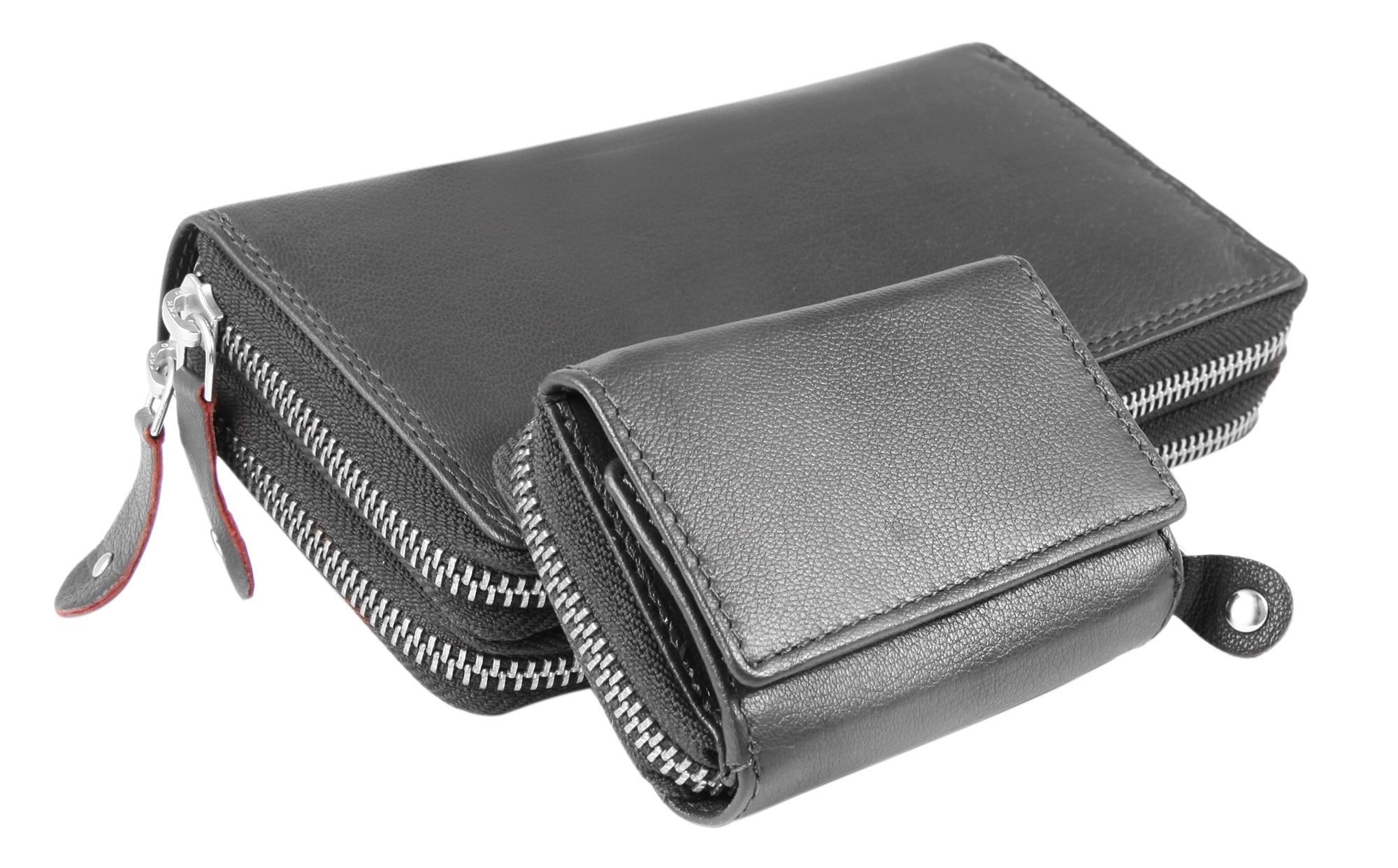 JUST WATCH Geldbörse JU40007 Just Echtleder-Geldbörsen im Set, RFID-Schutz