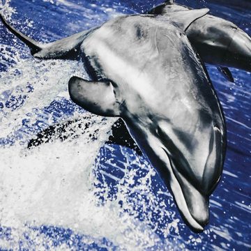 Bettwäsche Delphin, ESPiCO, Baumwolle, 2 teilig, Säugetier, Ozean, Meer, Wasser