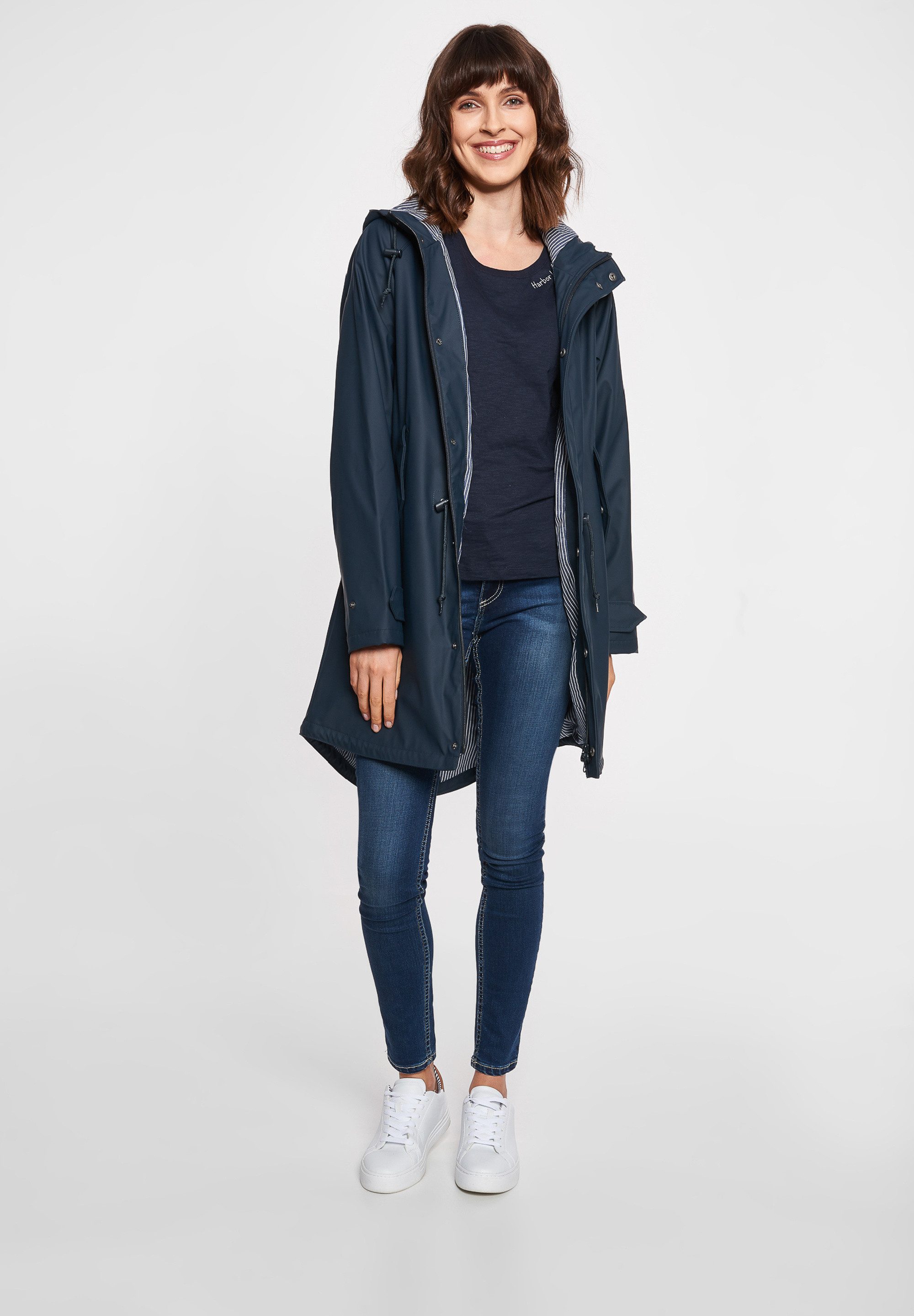 Derbe Regenmantel Traveby_fisher wasserabweisend, winddicht, Kapuze