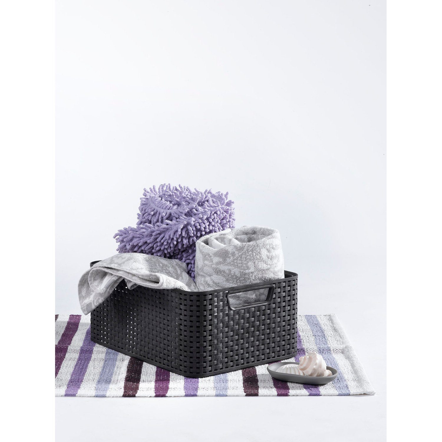 Curver Aufbewahrungskorb, Rattan Style Mehrzweckbehälter Korb 18L günstig online kaufen