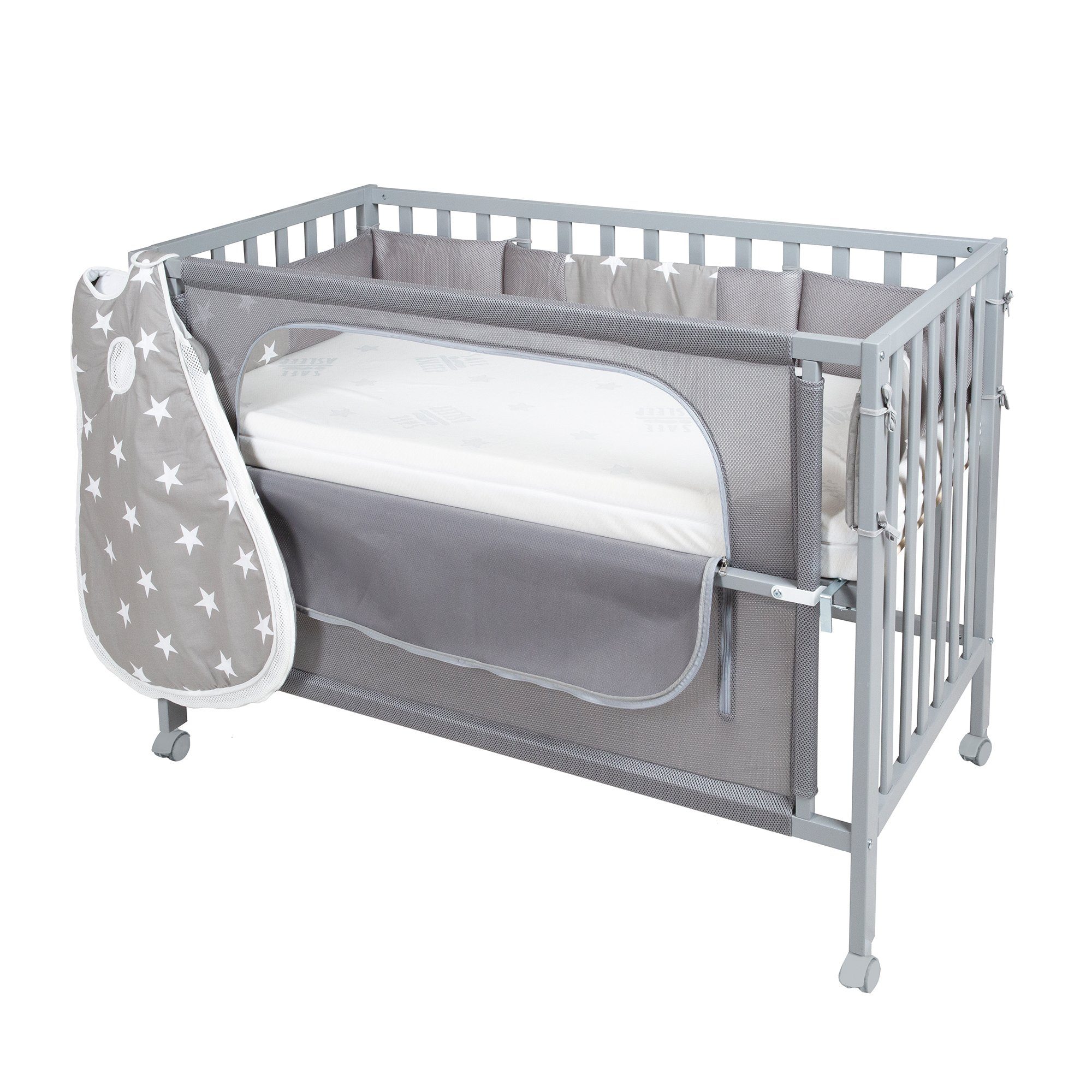 roba® Beistellbett Room Bed safe asleep®, Beistellbett inkl. Ausstattung günstig online kaufen