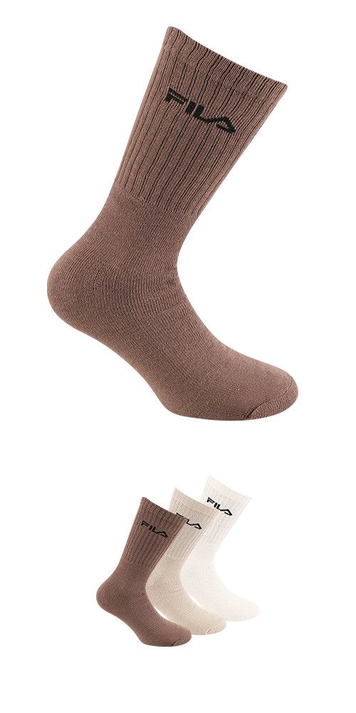 Fila Tennissocken UNISEX CREW TENNIS FULL TERRY SOCKS (3-Paar) mit dezentem günstig online kaufen