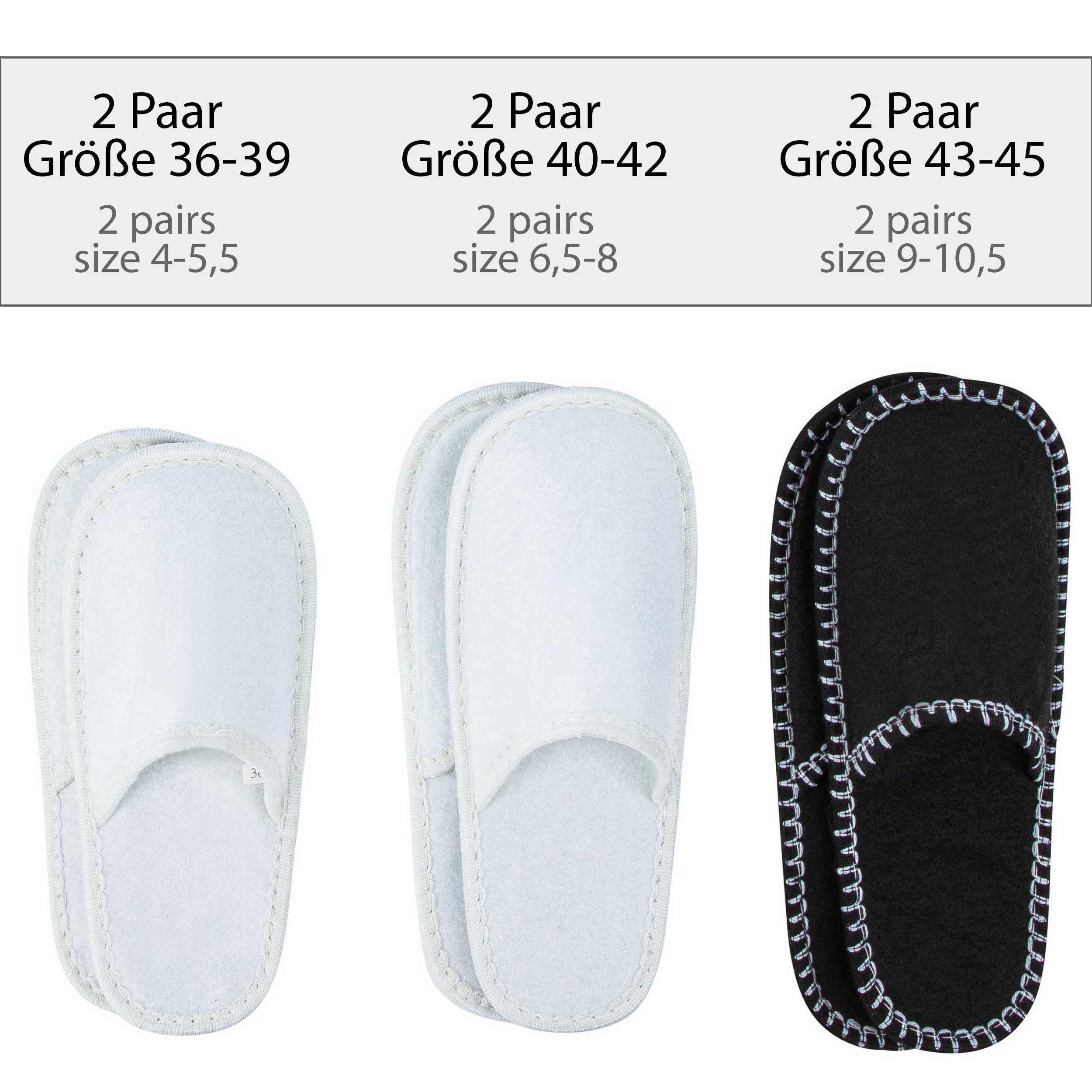 ONVAYA ABS Gästepantoffel Carpe Diem, 6er Set, Hausschuhe, Pantoffel Pantoffel