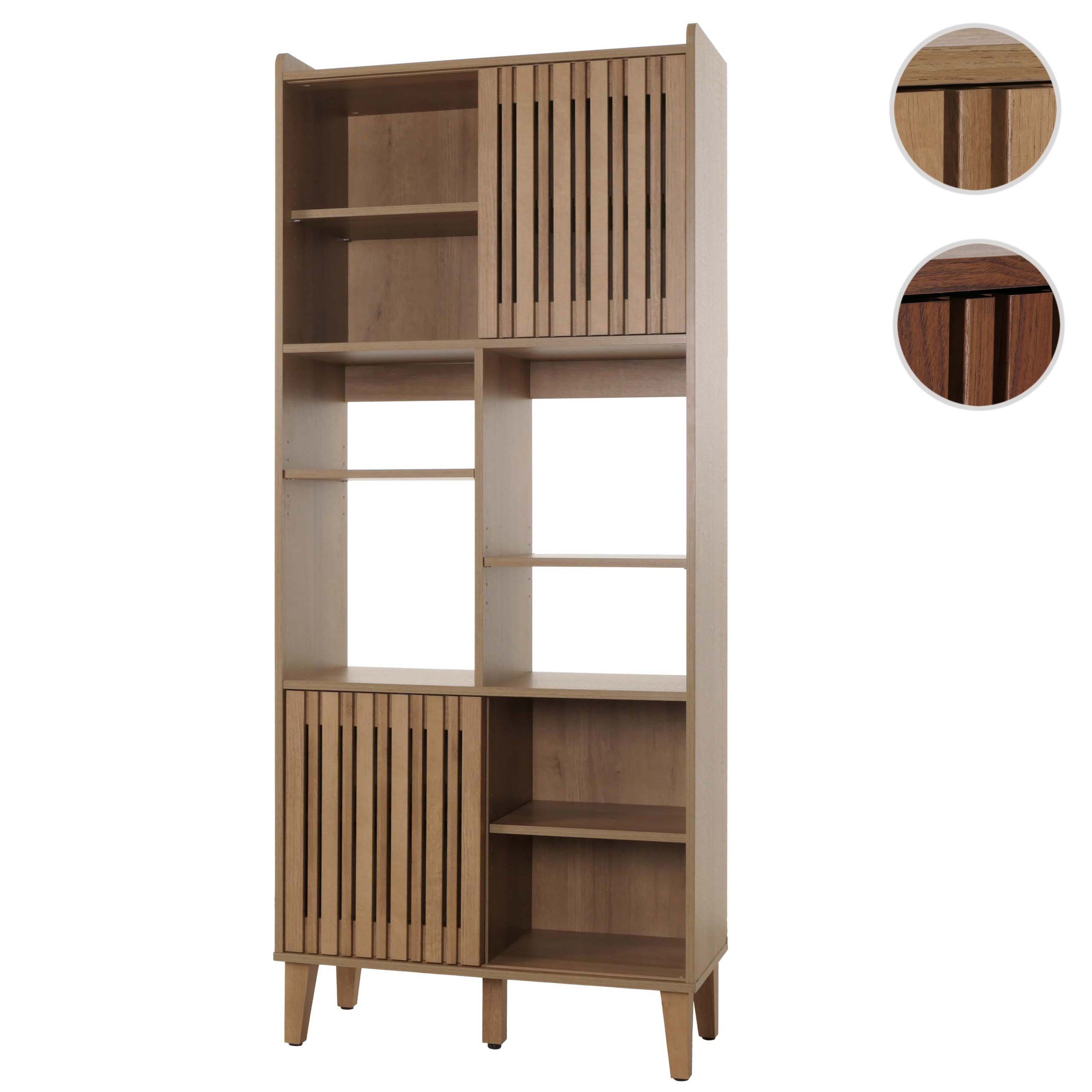 MCW Bücherregal MCW-M48-B, Zwei Schiebetüren mit günstig online kaufen