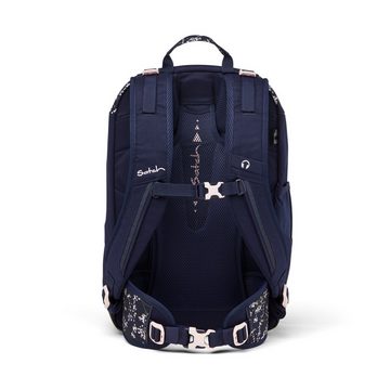 Satch Schulranzen Schulrucksack-Set AIR Bloomy Breeze 3-teilig (3-teilig), Laptop-Fach, Your-Size-System, Schulranzen