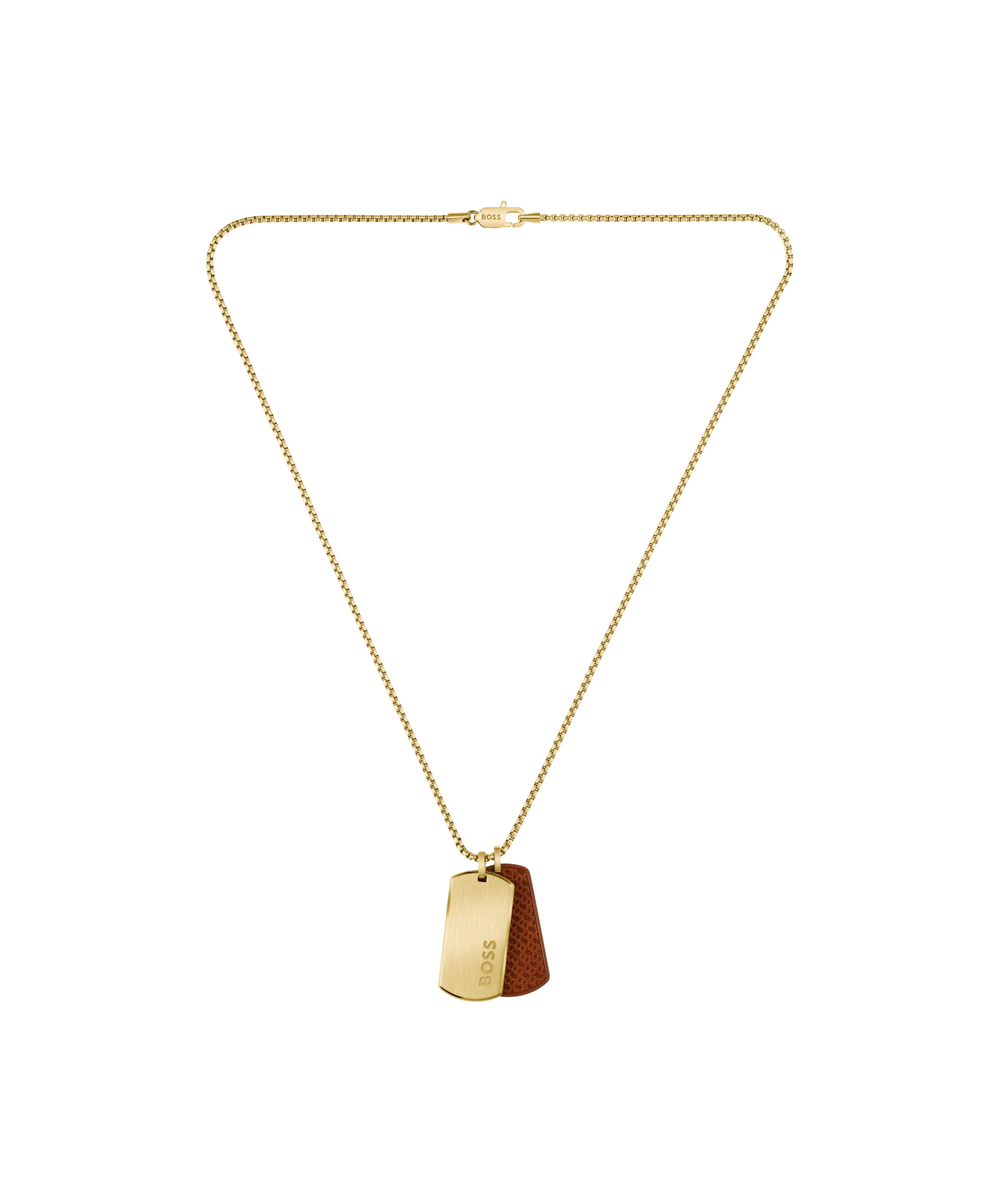 BOSS Kette mit Anhänger DEVON