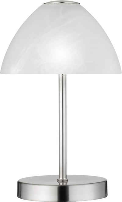 TRIO Leuchten LED Tischleuchte Queen, Dimmfunktion, LED fest integriert, Warmweiß, Tischlampe mit 4 fach TOUCH-Dimmer in klassischem Design