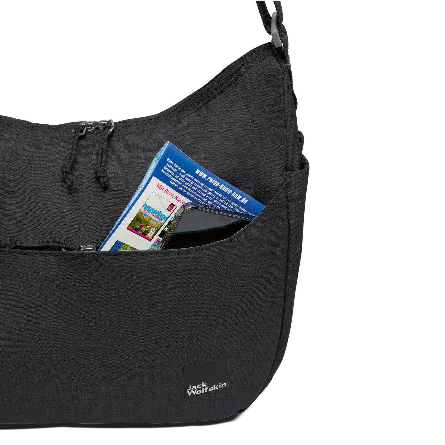 Jack Wolfskin Umhängetasche Jack Wolfskin Umhängetasche Paraiso Black (1, 1-tlg., 1)