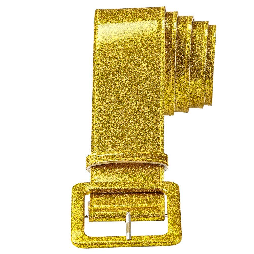 Widmann S.r.l. Kostüm Glitzer Lack Gürtel für Erwachsene 120,0 x 5,5 cm