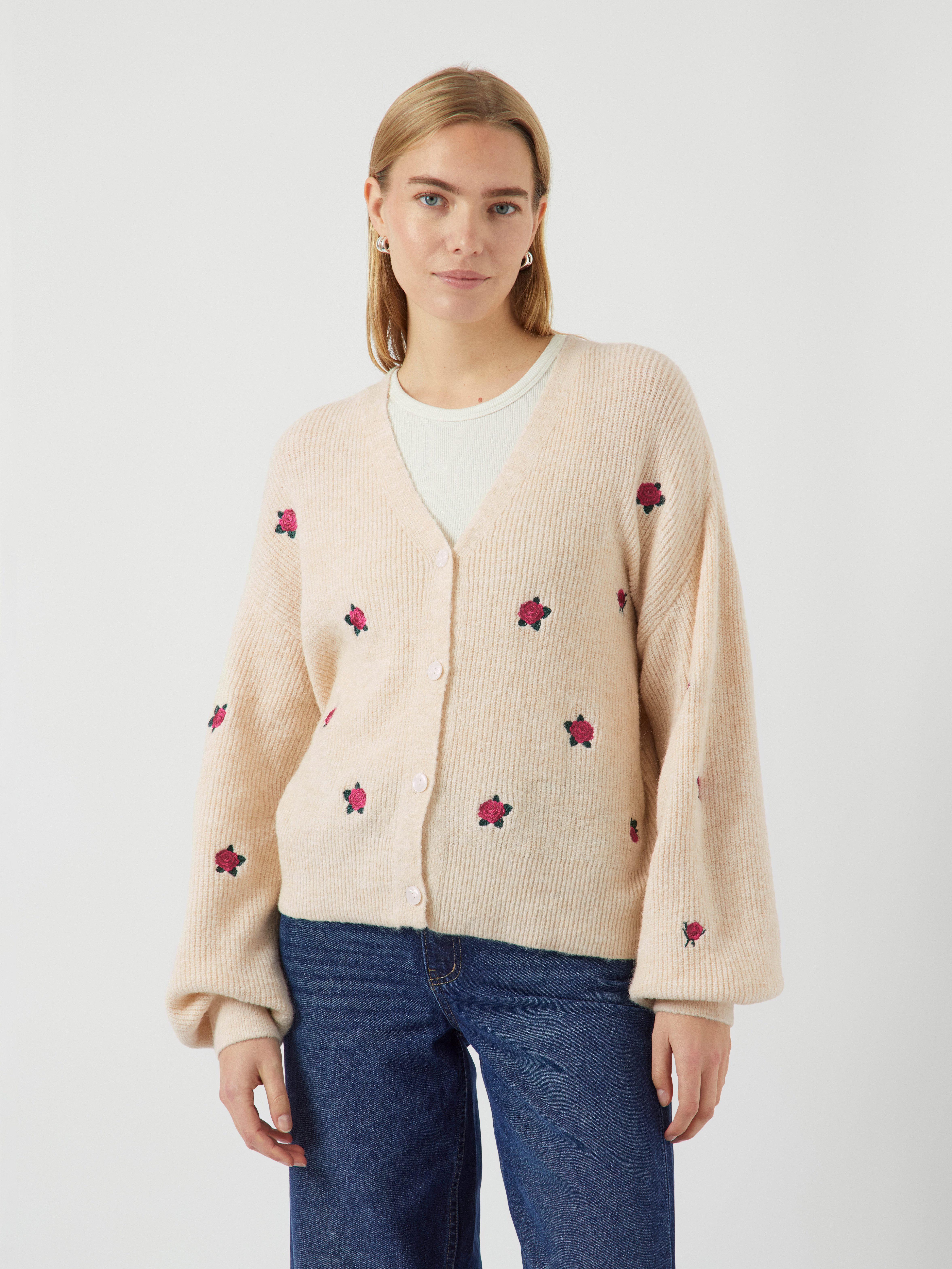 Y.A.S Strickjacke YASFLEUR LS KNIT CARDIGAN günstig online kaufen