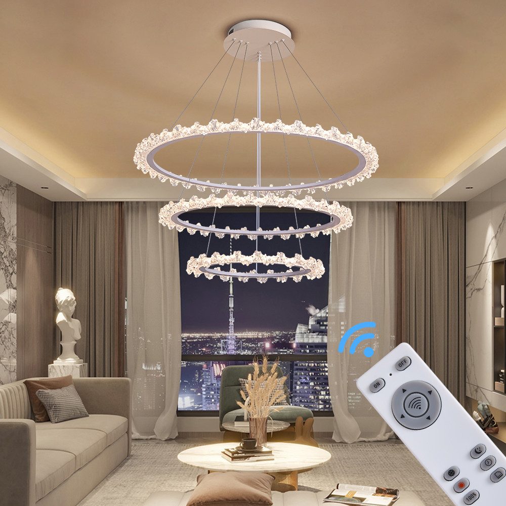 Eurotondisplay LED Deckenleuchte LED Deckenleuchte Fernbedienung/Handy-App günstig online kaufen