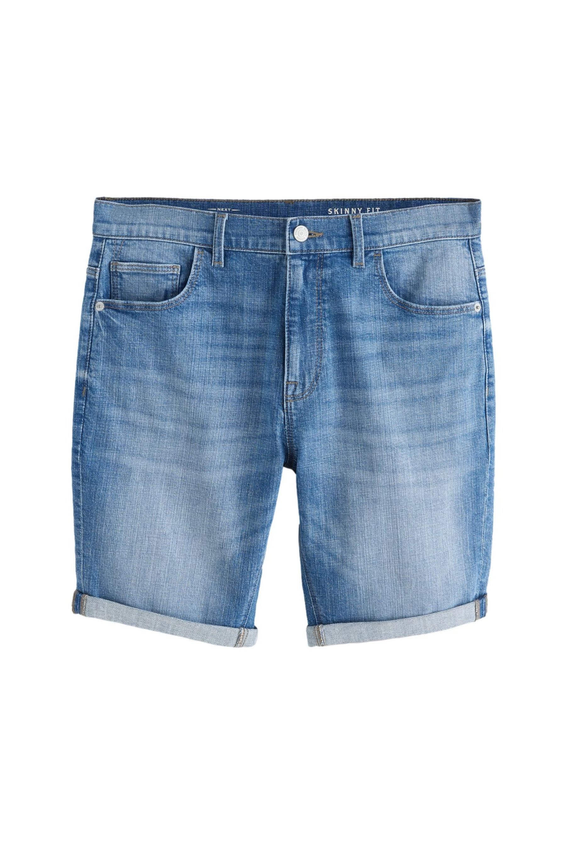 Jeansshorts Skinny Fit Denim-Shorts mit Stretchanteil