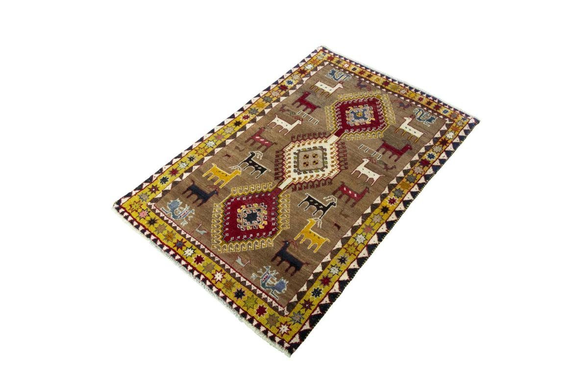 Orientteppich, Moderner 97x147 Handgeknüpfter Orientteppich Trading, Perser Ghashghai rechteckig, Nain mm Gabbeh 15 Höhe: