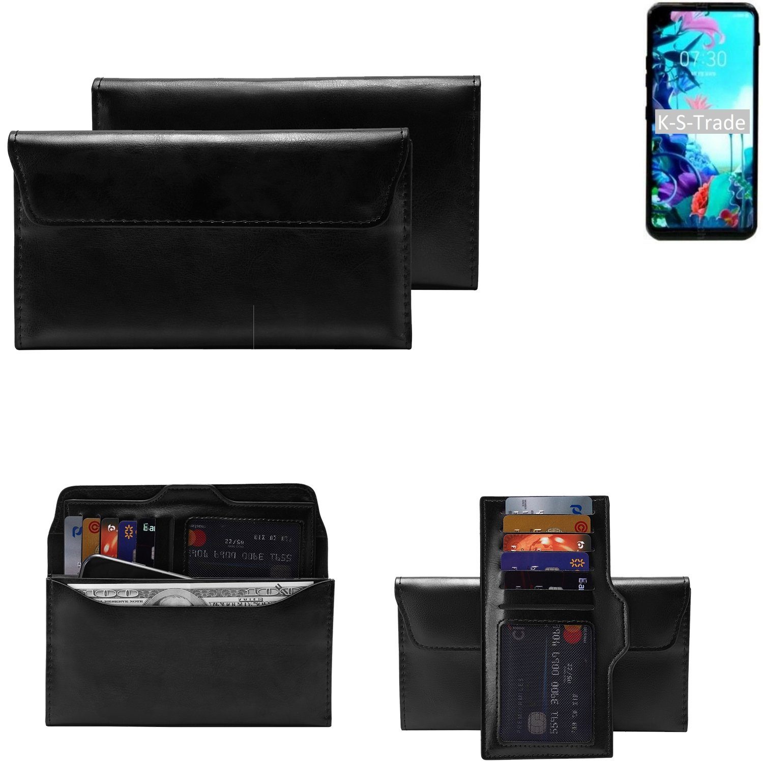 K-S-Trade Handyhülle für LG Electronics Q70, Handy Hülle Schutz Hülle Tasche Schutz Case Handytasche