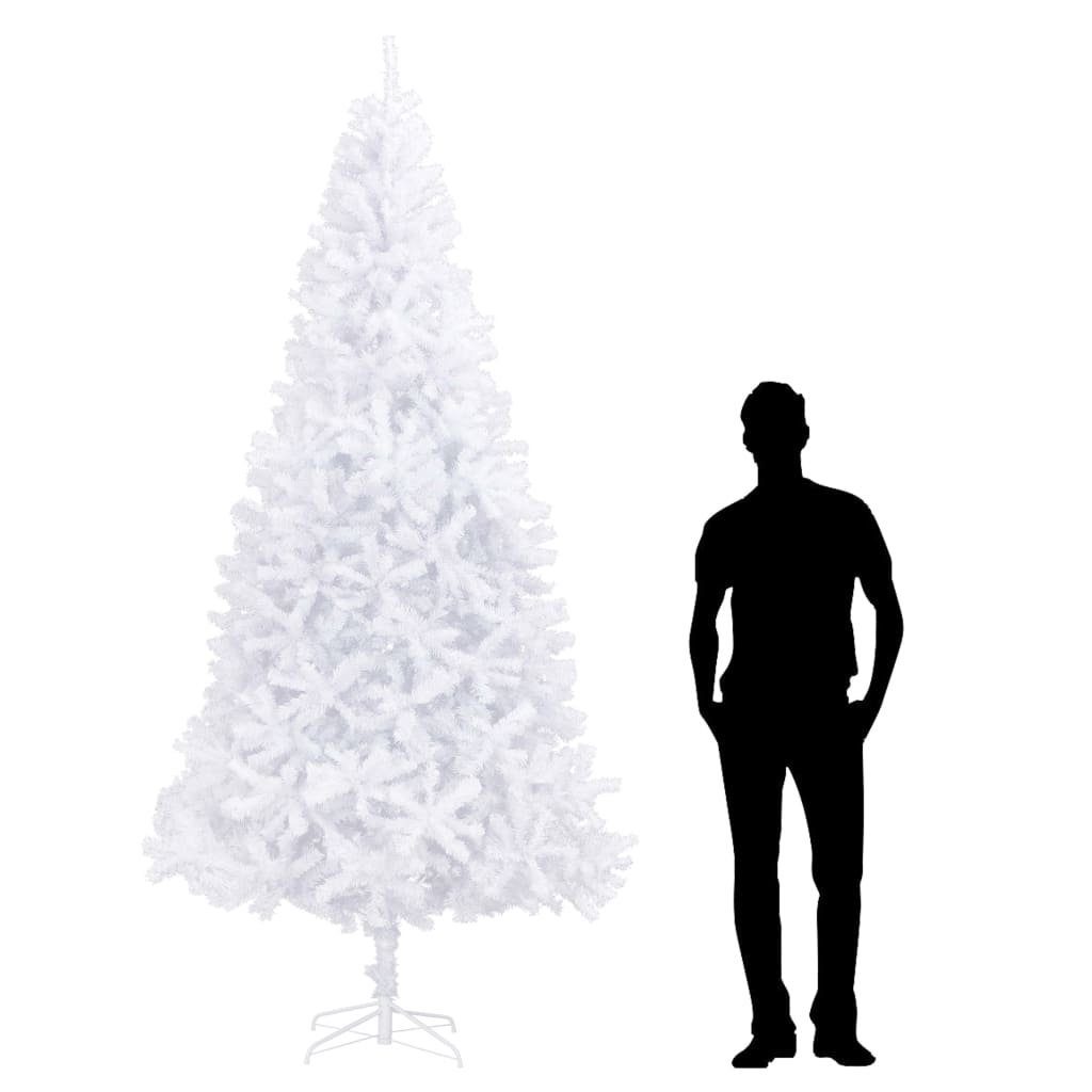 vidaXL Künstlicher Weihnachtsbaum Künstlicher Weihnachtsbaum 300 cm Weiß