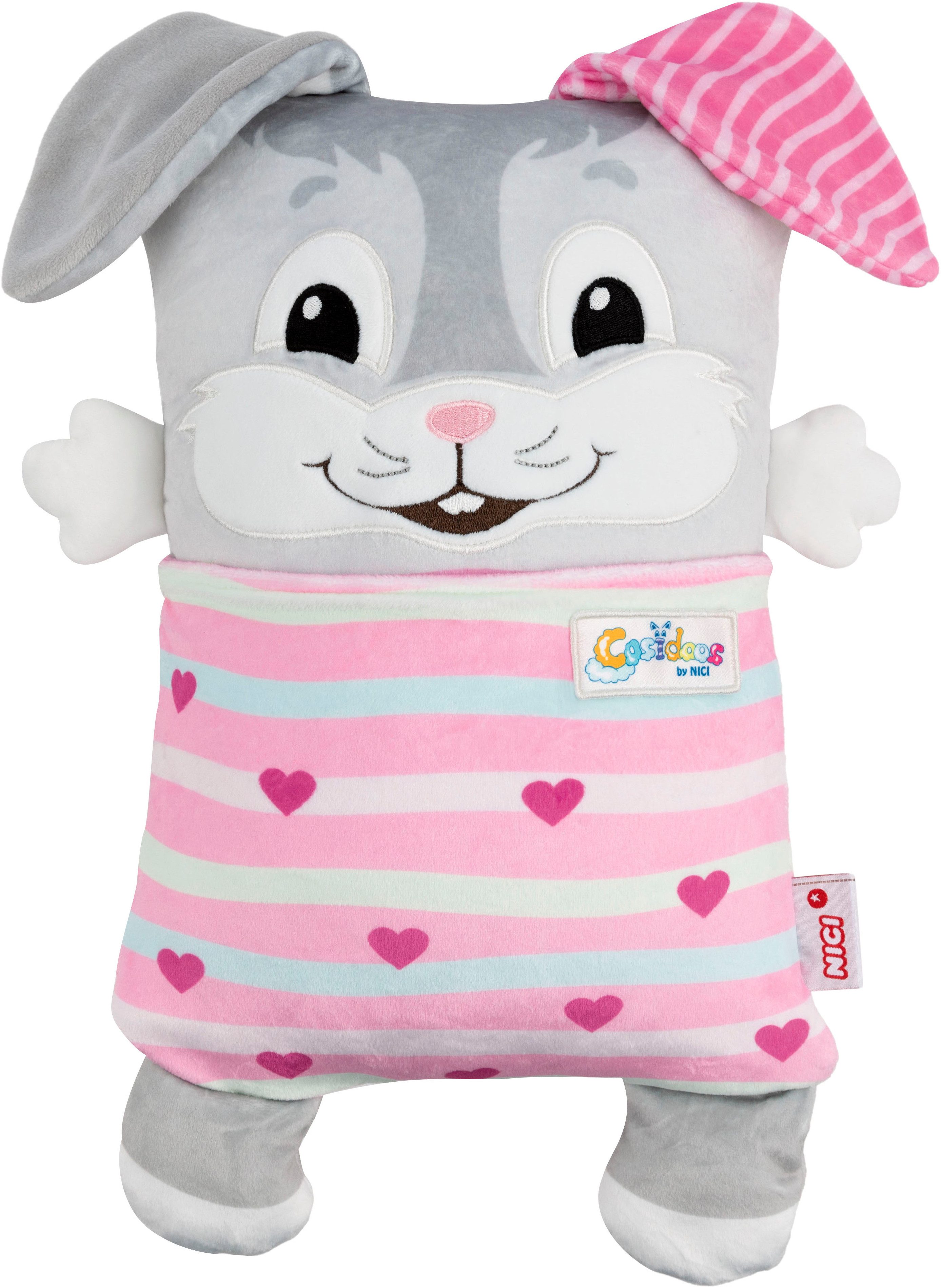 Nici Kuscheltier Cosidoos, Hase mit Wendefunktion 30x20 cm